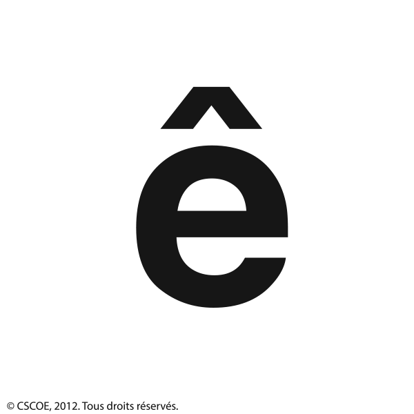 e accent circonflexe